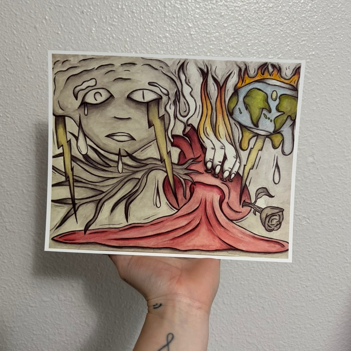 Weight of the World Art Prints