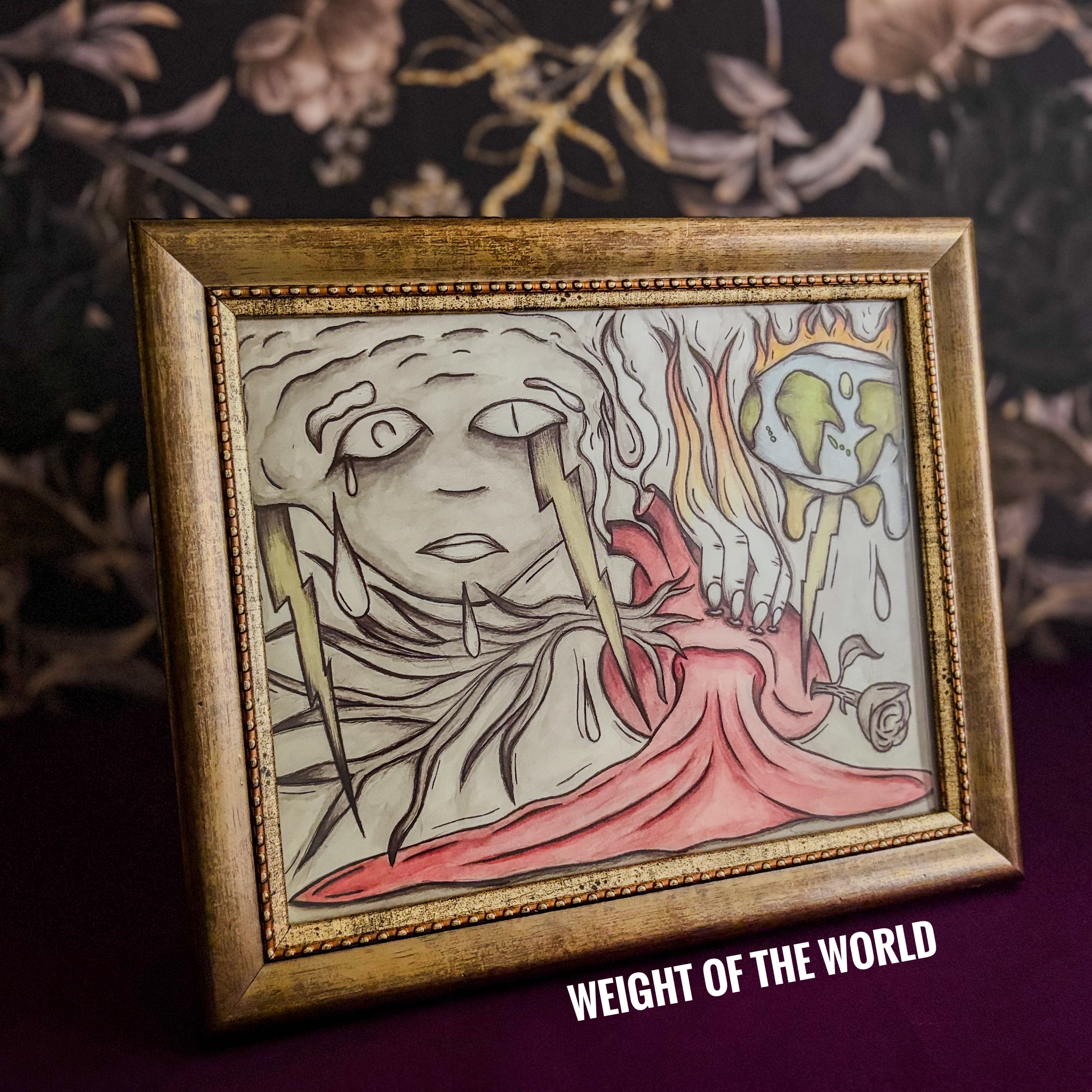 Gold Framed Print