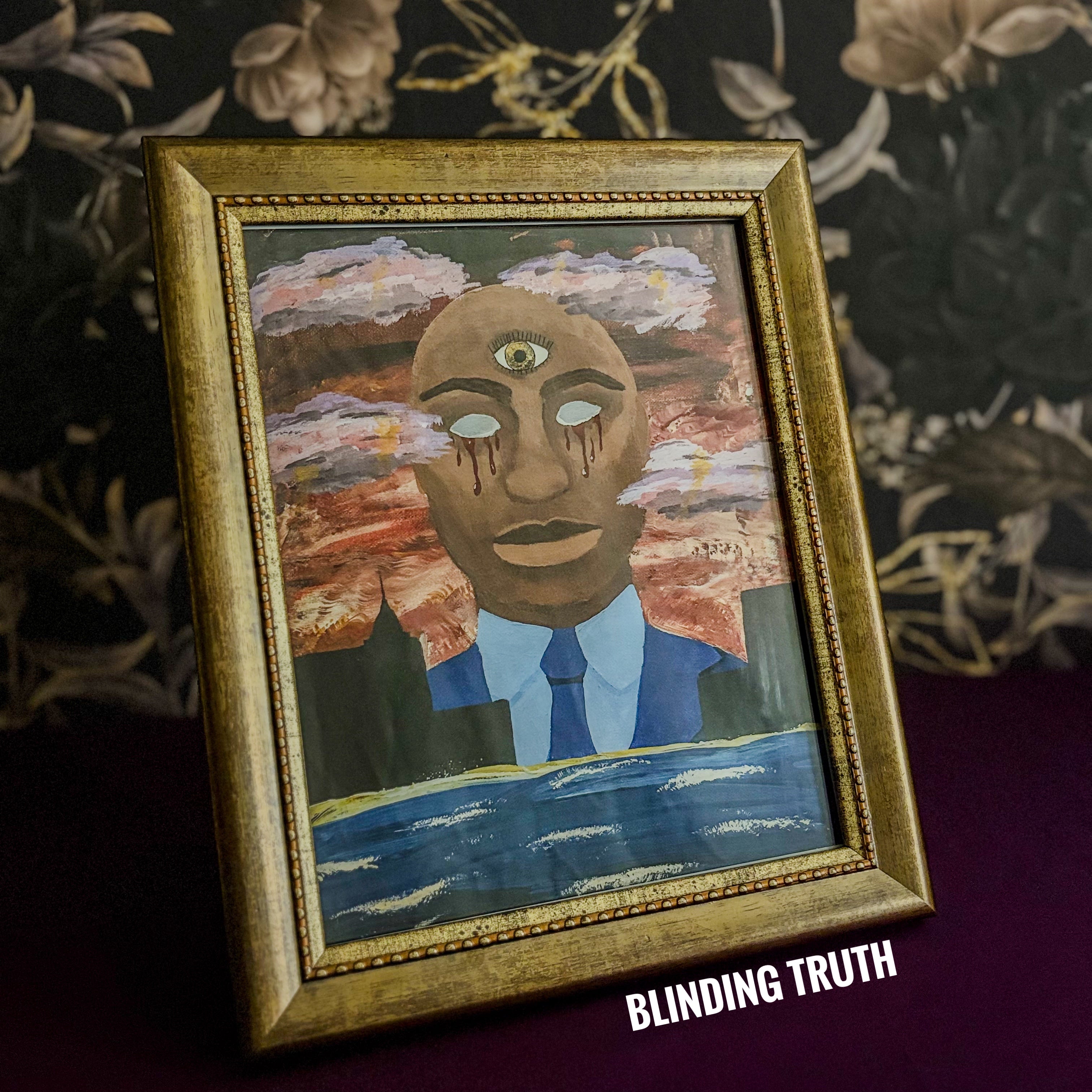 Gold Framed Print